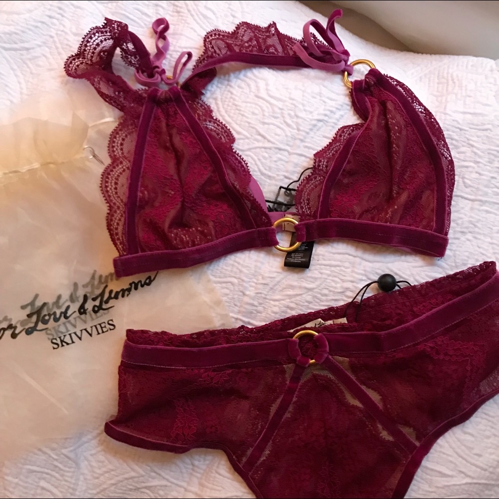 NWT For Love & Lemons SKIVVIES!